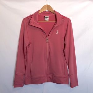 💖 New Balance Pink Ribbon Work Out Jacket Size M